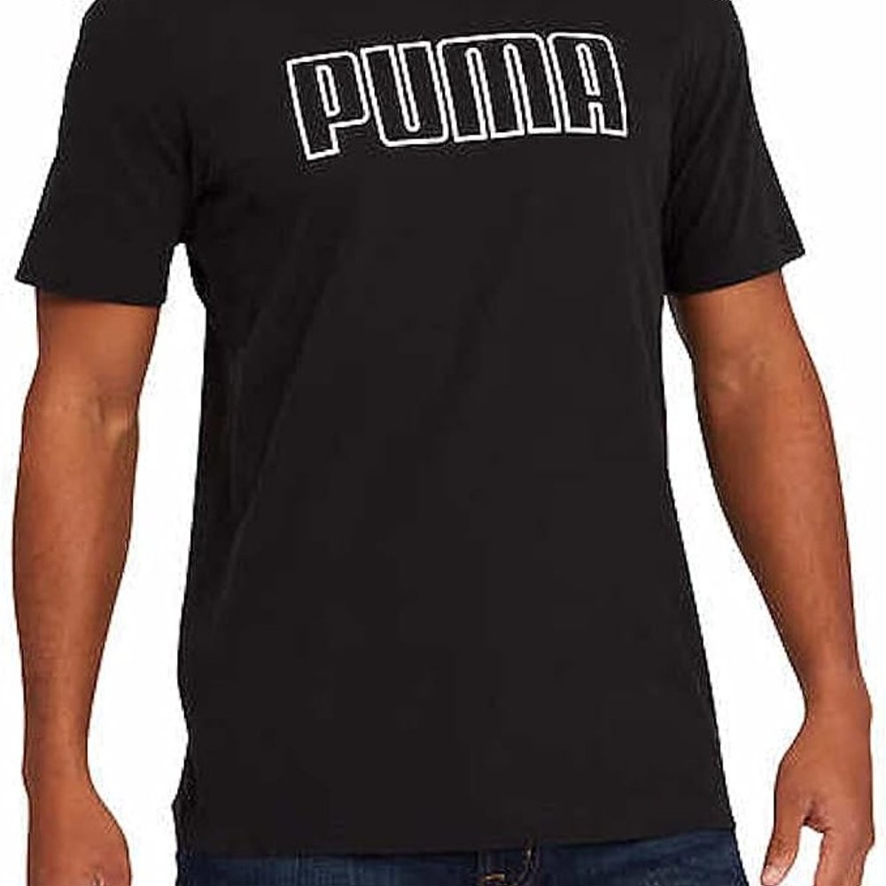 PUMA T-Shirt Men's XXL Black graphic tee